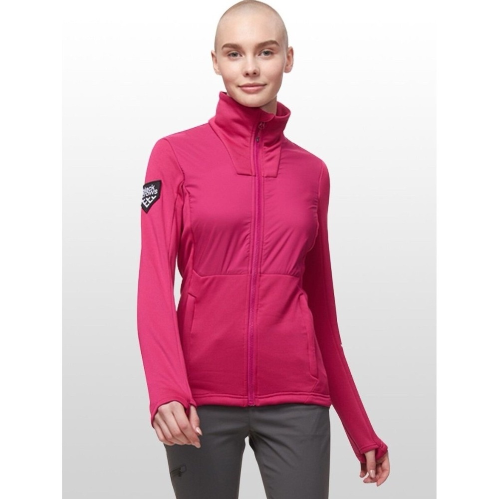 Black Crowes Ventus Polartec Fleece Jacket in Pink | Size Medium